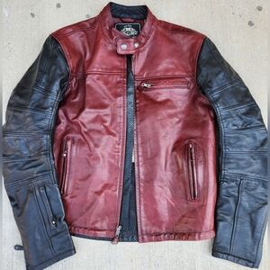 ROLAND SANDS Moto leather jacket Size M